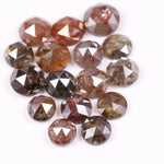 4.69 Ct Natural Rose Cut Loose Diamonds, Round Rustic Antique Earth-Mined Stones for Custom Jewelry