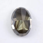 3.99 carat brown oval cut lab grown diamond loose stone for custom engagement ring or fine jewelry