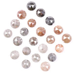 6.24 Ct Natural Mixed Color Rose Cut Diamond Lot Rustic Round Shape Loose Diamonds for Handmade Jewelry