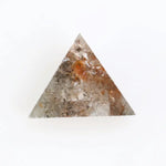0.42 Ct Trillion cut natural diamond with earthy tones and modern geometric design for elegant custom jewelry