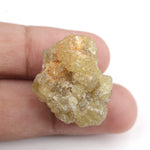 yellow color natural gemstones rough raw collection