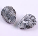 4.66 Ct Black Colored Diamond Pear Cut Diamond Pair Use For Jewerly Salt And Pepper Diamond Unique Diamond