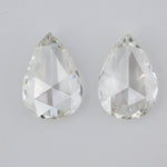 2.25 ct lab grown diamond, lab grown diamond pair, white lab grown diamond, diamond pair, vs1 diamond