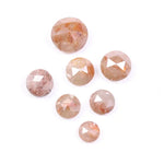 4.35 Ct Natural Fancy Diamond Lot Loose Brown Round Shape Rustic Diamonds for Antique Custom Jewelry