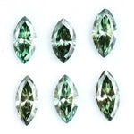 Fancy Green Marquise Cut Lab Grown Diamond CVD Loose Stone for Engagement Ring, Pendant and Custom Fine Jewelry
