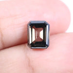 2.58 Ct brown emerald cut lab-grown diamond loose stone for Designer-quality fine jewelry making
