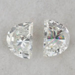 white colour lab grown 1.45 carat diamond white diamonds bands