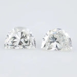 white colour lab grown 1.45 carat diamond white diamonds bands