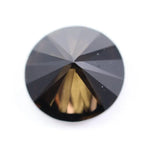 2.03 carat black brown round cut lab grown diamond loose diamond for custom jewelry making and elegant gift for her