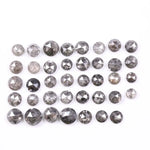 9.10 Ct Round Cut Natural Loose Diamond Grey Color Princess Cut Diamond for Custom Jewelry