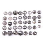 9.10 Ct Round Cut Natural Loose Diamond Grey Color Princess Cut Diamond for Custom Jewelry