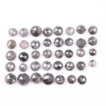 9.10 Ct Round Cut Natural Loose Diamond Grey Color Princess Cut Diamond for Custom Jewelry