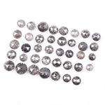 9.10 Ct Round Cut Natural Loose Diamond Grey Color Princess Cut Diamond for Custom Jewelry