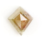 0.90 Ct yellow and orange kite cut natural diamond with radiant dual tone color and elegant geometric shape for luxury jewelry