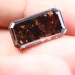 loose pear diamonds, loose round brilliant cut diamond, 3.81-carat brown diamond, brown diamond engagement rings, black faceted diamond