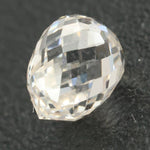 white colour 2 carat lab grown diamond necklace 2.45 carat diamond