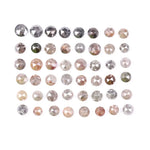 7.33 Ct Natural Loose Diamond Lot Round Rose Cut Mixed Color Rustic Antique Diamonds Custom Handmade Jewelry
