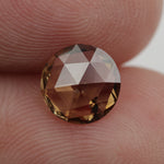 brown colour 0.63 lab grown diamond ring