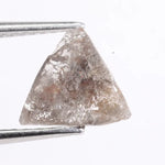 1.13 carat natural loose trillion cut gray diamond fancy shape stone for custom jewelry