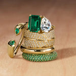 Handcrafted gemstone ring with detailed setting and sparkling gemstone, ideal for premium jewelry