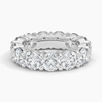 7.68 Ct Emerald Diamond Ring - Wedding Diamond Ring .