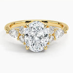 3 Carat Oval Shaped Diamond Ring unique engagement rings for women