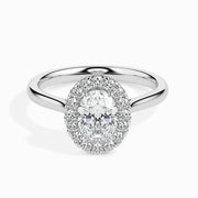 Oval Cut Diamond Engagement Unique Special Design Diamond Ring