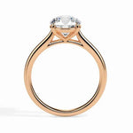 Round  cut diamond engagement ring with timeless beauty