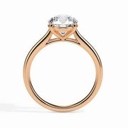 Round  cut diamond engagement ring with timeless beauty