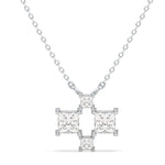 4.87 Ct Gold compass necklace pendant with engraved compass design.