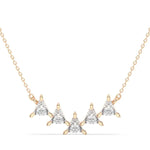 4.37 Ct Various necklace designs in gold and gemstone styles