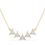 4.37 Ct Various necklace designs in gold and gemstone styles
