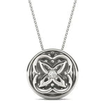 3.98 Ct Dainty gold cross necklace with small cross pendant.