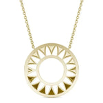 0.95 Ct Italian gold necklace with polished finish and elegant chain.