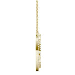 0.95 Ct Italian gold necklace with polished finish and elegant chain.