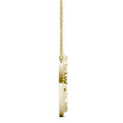 0.95 Ct Italian gold necklace with polished finish and elegant chain.
