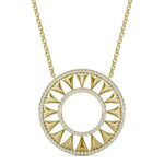 0.95 Ct Italian gold necklace with polished finish and elegant chain.