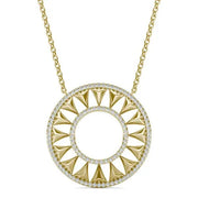 0.95 Ct Italian gold necklace with polished finish and elegant chain.
