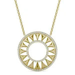 0.95 Ct Italian gold necklace with polished finish and elegant chain.