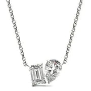 0.34 Ct Various necklace designs in gold and gemstone styles.