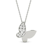 0.90 Ct Gold rosary necklace with beads and cross pendant.