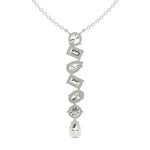 5.34 Ct Gold angel wing necklace pendant with fine feather detailing.