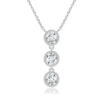 4.69 Ct Gold necklace for men with solid pendant design.