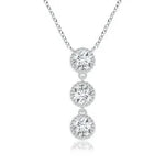 4.69 Ct Gold necklace for men with solid pendant design.