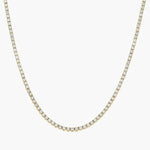 9.67 Ct Various different kinds of gold chains in assorted link styles.