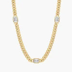 3.60 Ct Various different kinds of gold chains in assorted link styles.