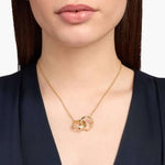 Yellow gold initial necklace with letter pendant Women Special.