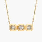 2.67 Ct Various necklace designs in gold and gemstone styles.