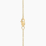 1.92 Ct Real gold necklace for men with solid gold chain.