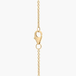 2.94 Ct Gold necklace for men with solid pendant design.